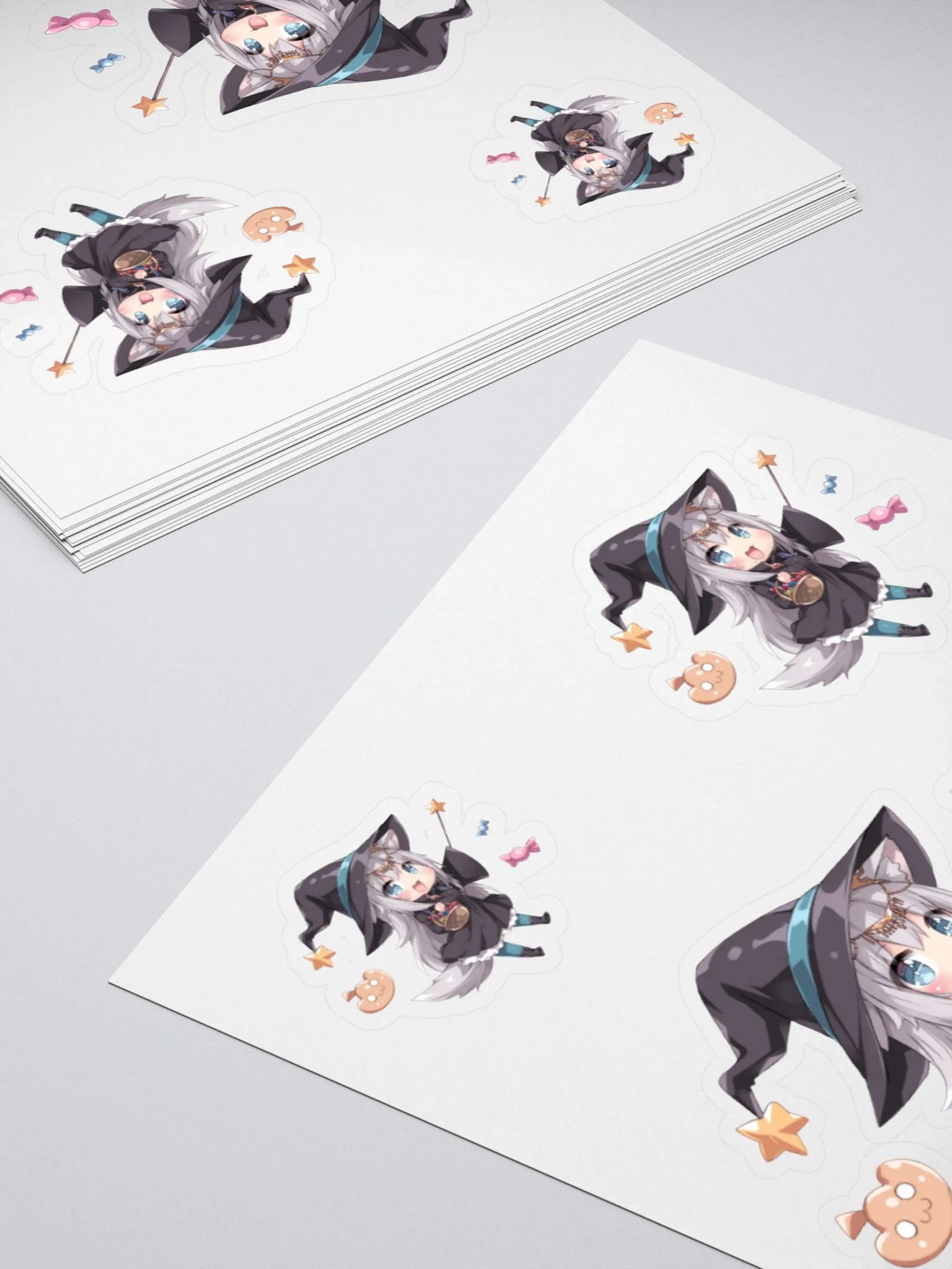 Witch Paws 4 Size Sticker Sheet product image (4)