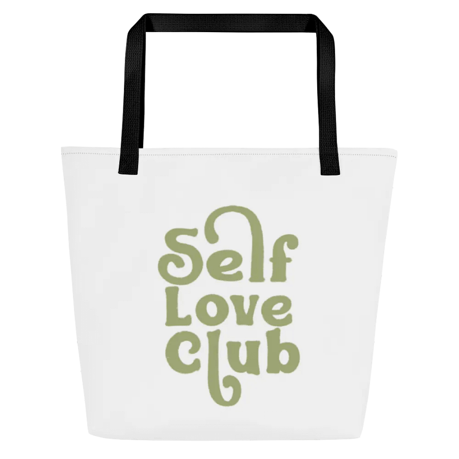 "Self Love Club" Tote bag with pocket product image (1)