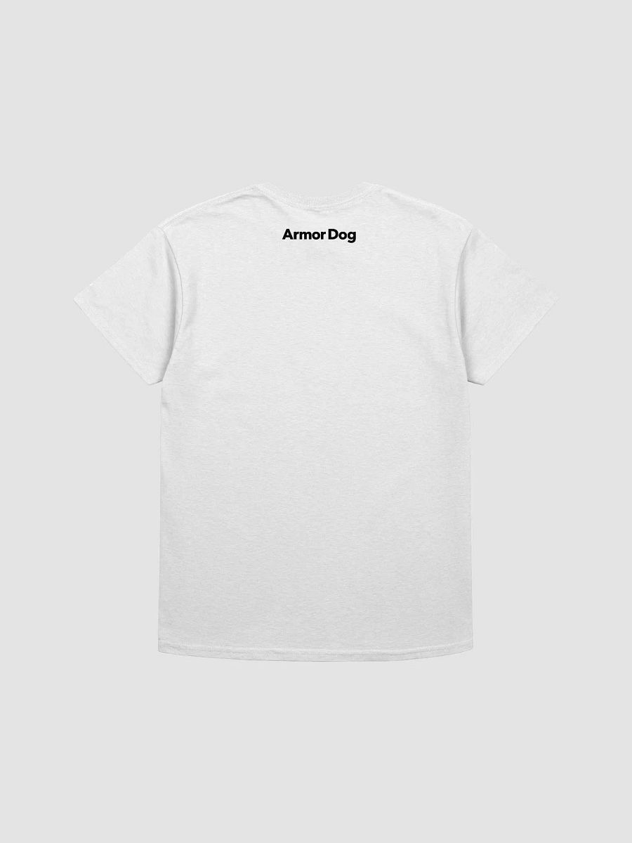 Armor Dog, White T-Shirt with Large Print product image (2)