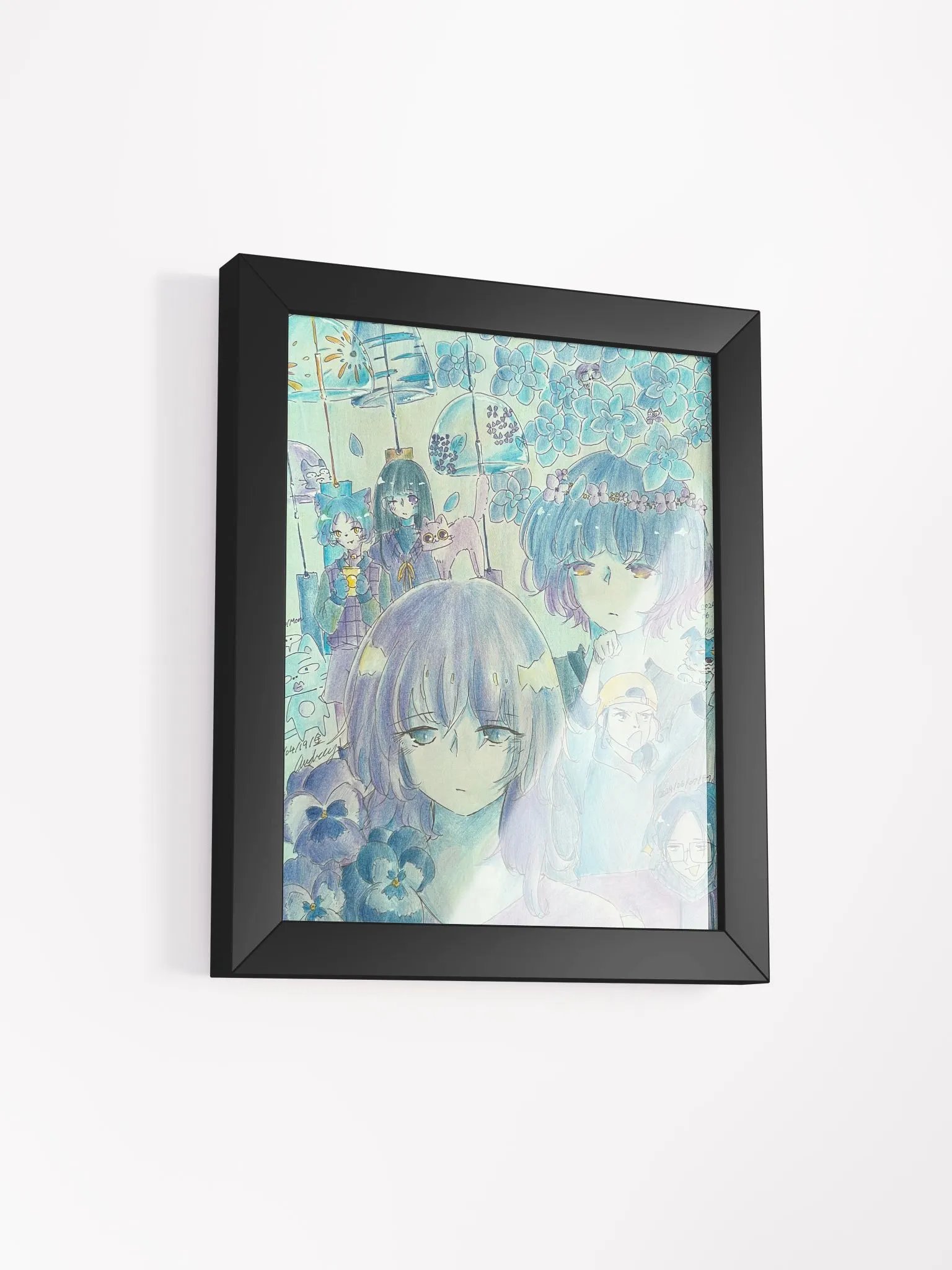 Blue Framed Matte Poster product image (4)