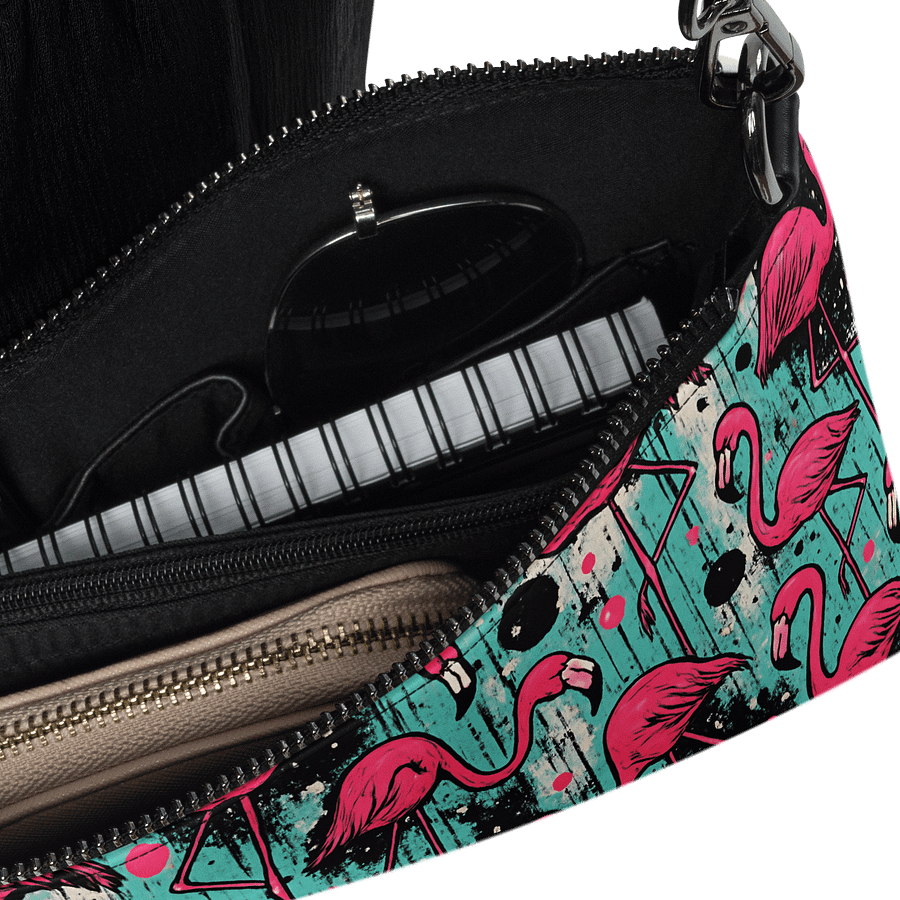 Flamingos Paint Neon Graffiti Pop Art - Crossbody Bag product image (6)