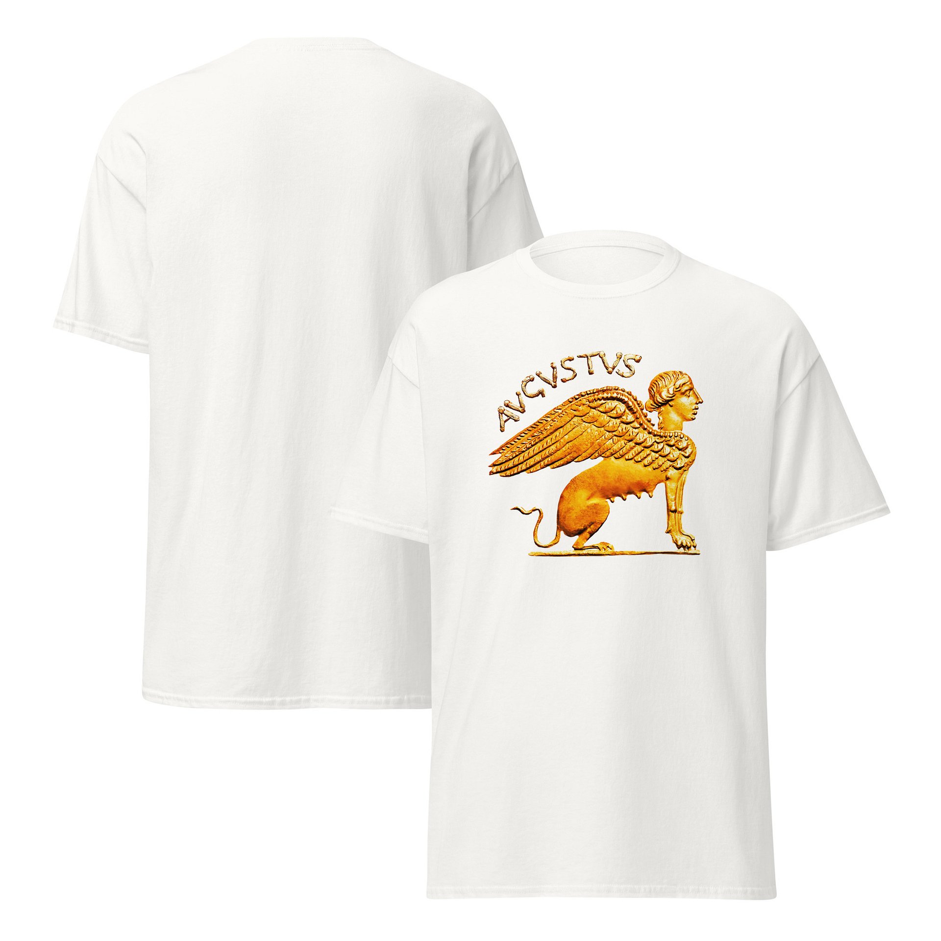 Augustus Octavian Sphinx Ancient Rome 27 BC, White T-Shirt product image (2)