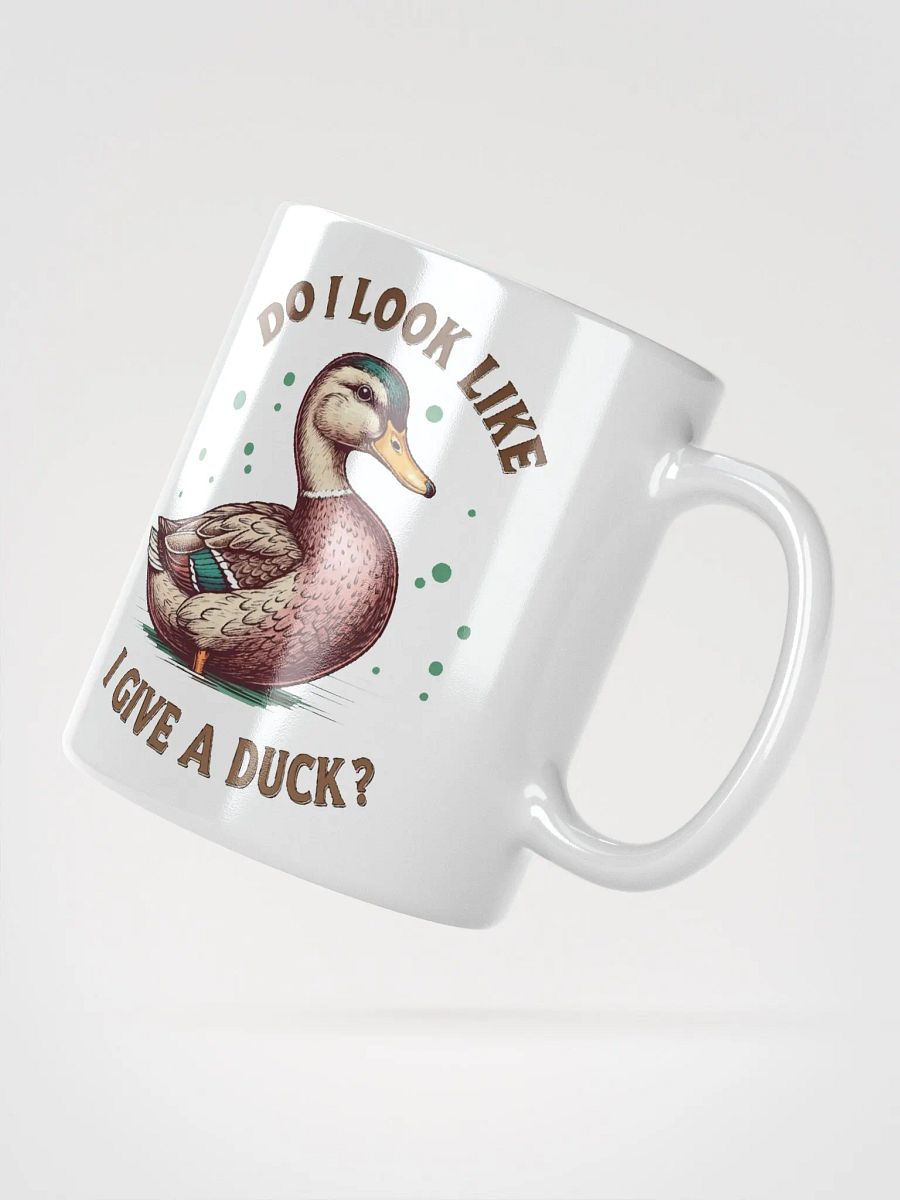 Duck Attitude White Glossy Mug product image (2)