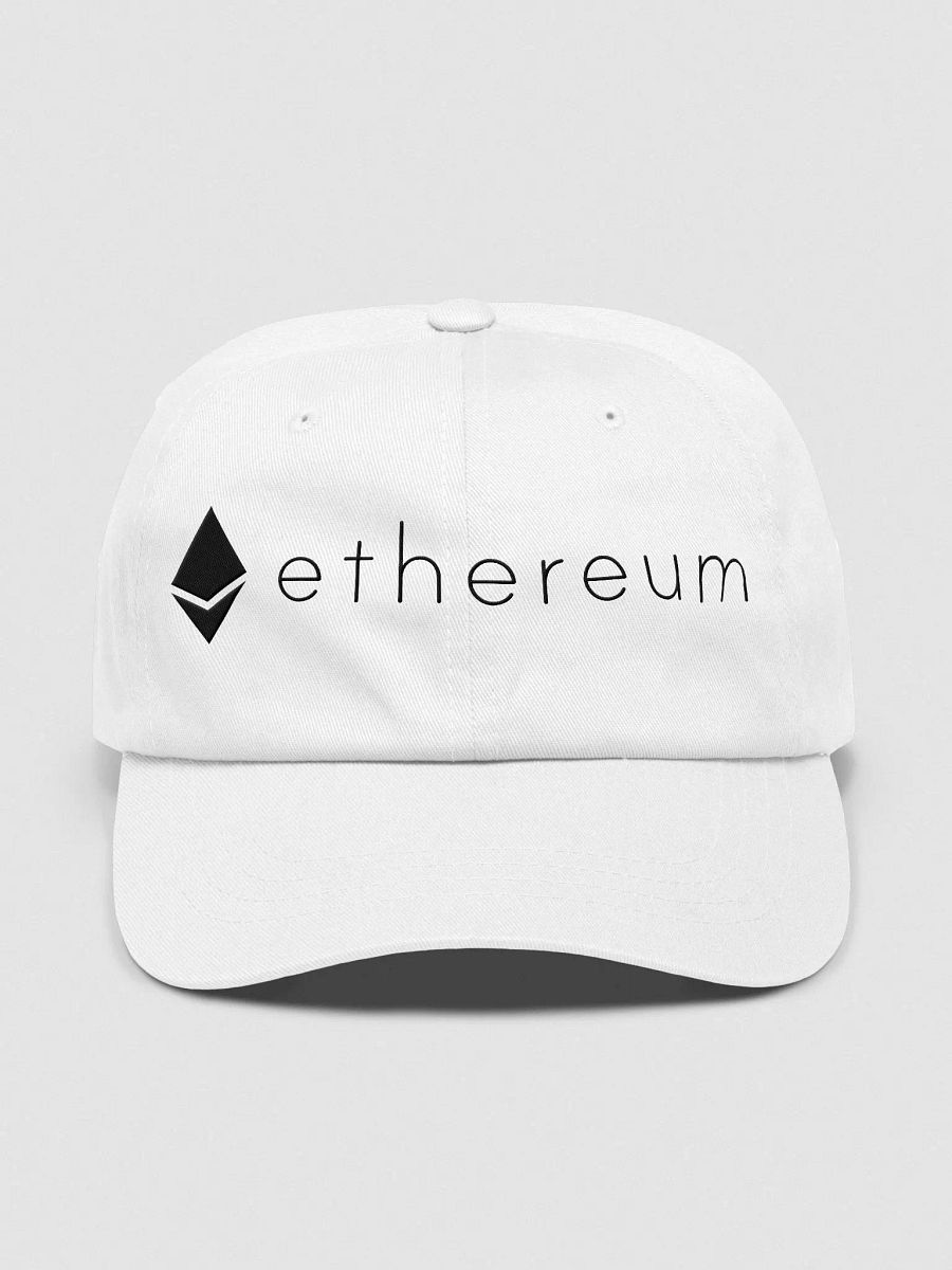 Ethereum Logo Classic Embroidered Dad Hat product image (4)