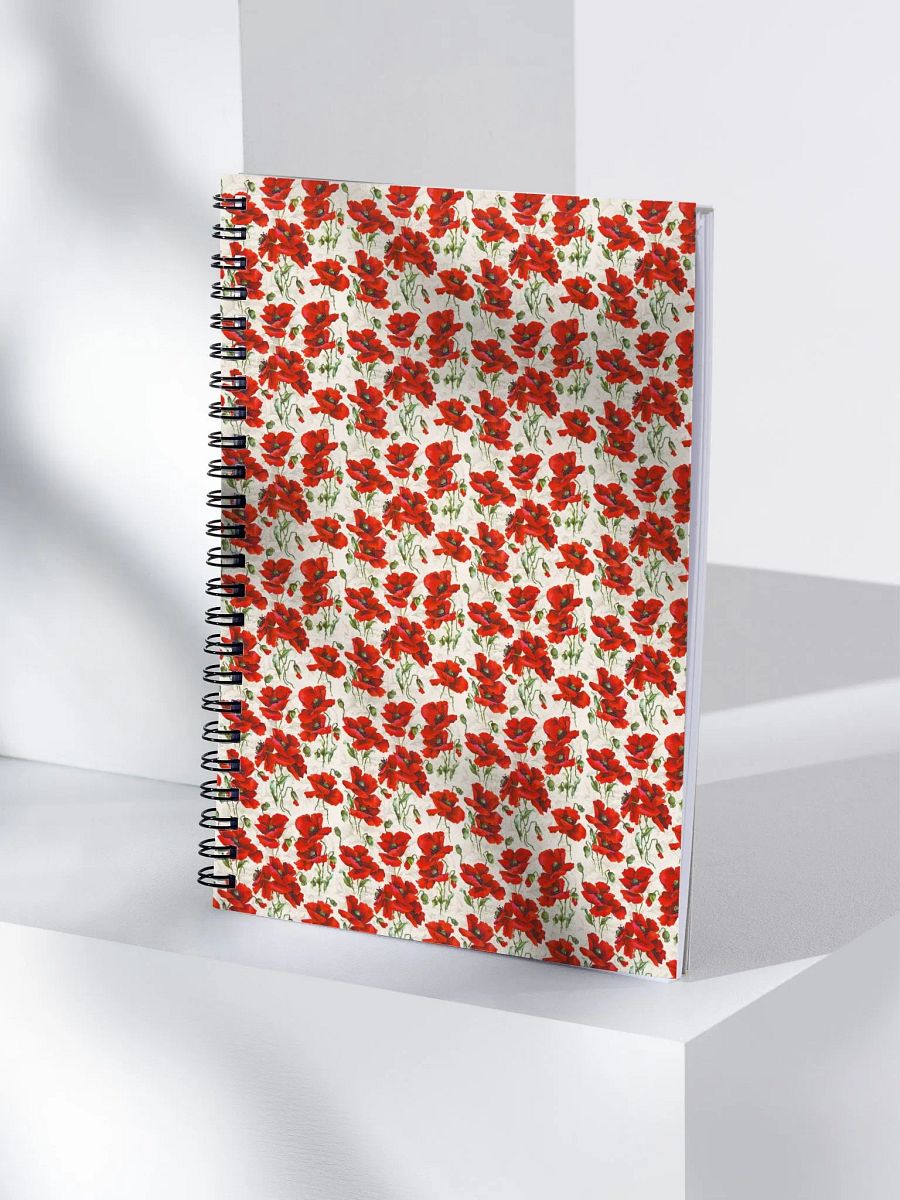 Poppy Paradise Spiral Notebook product image (4)