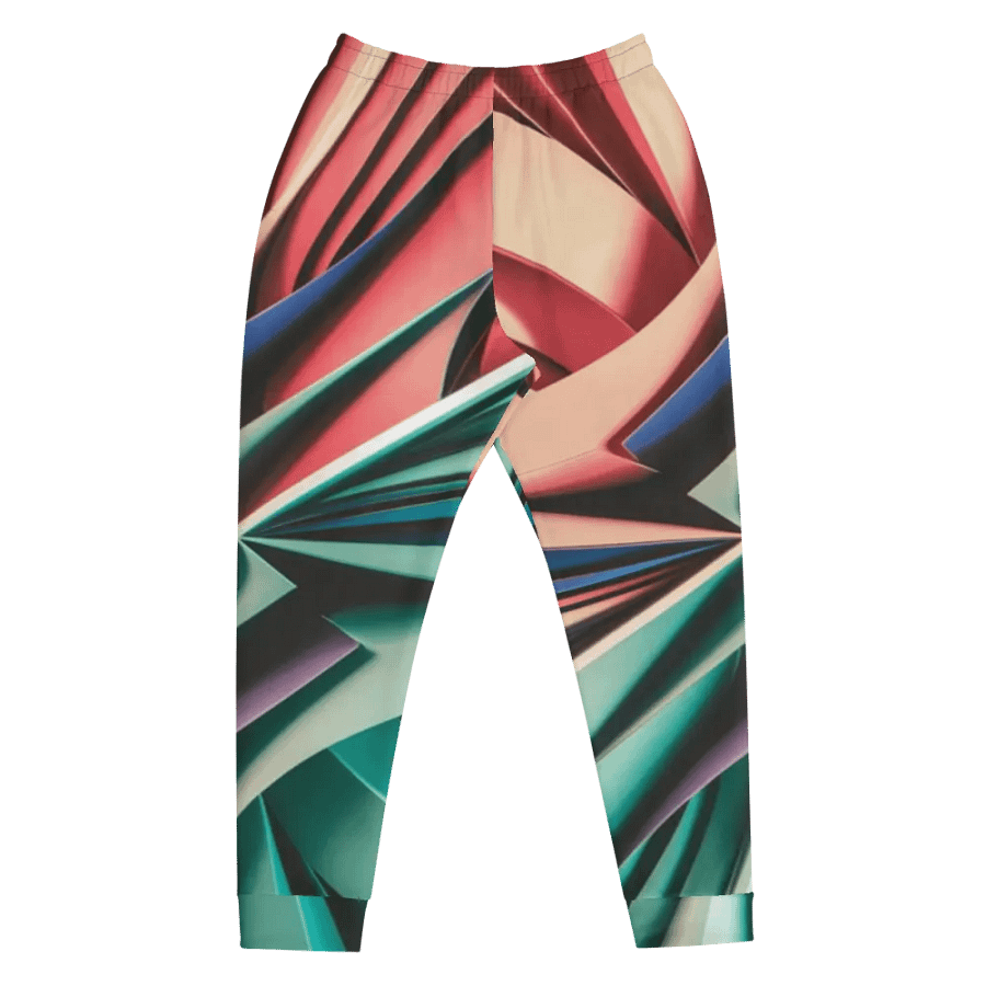 Abstract Geometric Recycled Men's Joggers in Vibrant Colors (XS-3XL) product image (10)