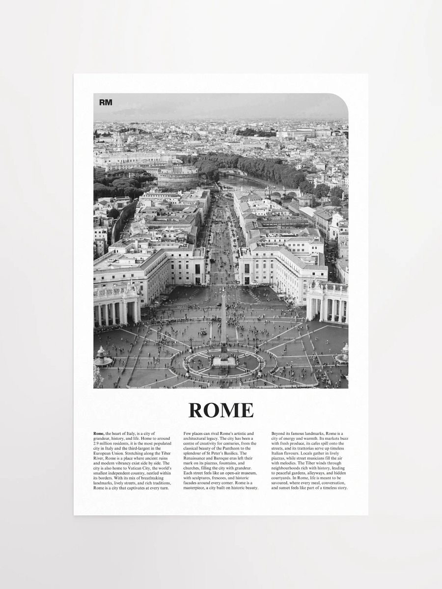 Rome 03 Newspaper Poster product image (5)