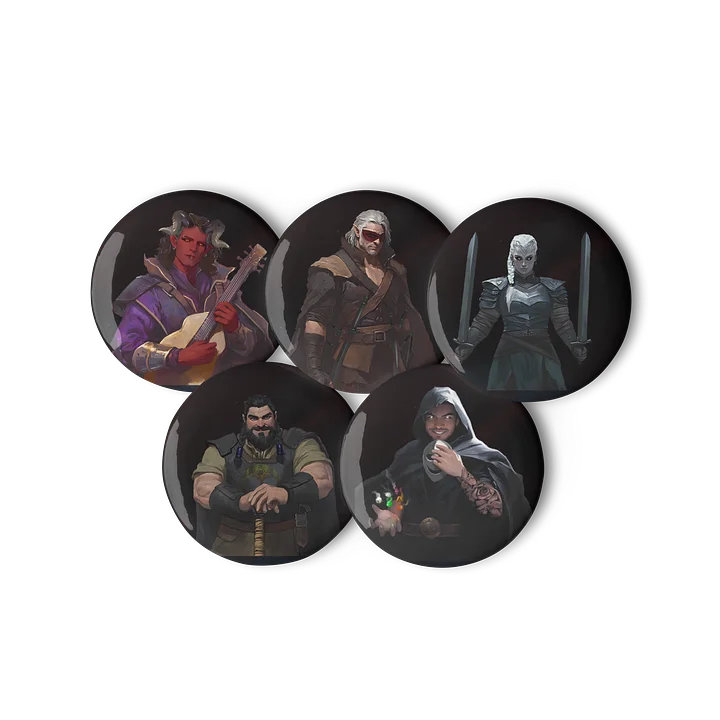 You've Got to Be Critting Me Character Pin Set product image (2)