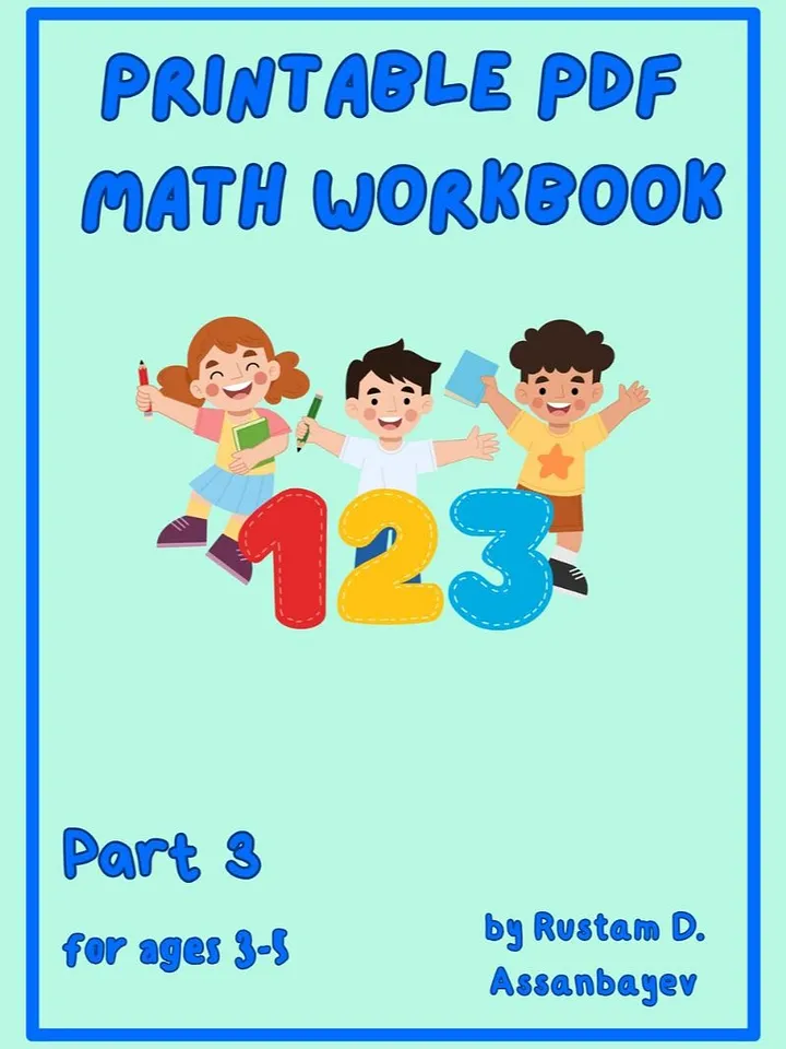 Printable Math Workbook Part 3 product image (1)