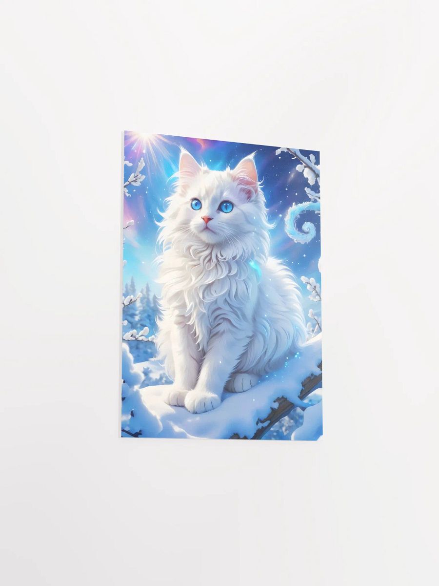 The Fluffiest Winter Kitten Poster product image (9)