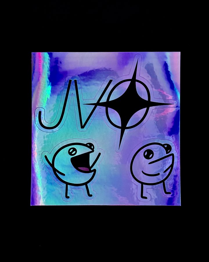 「JVO + Him」 Holo Stickers product image (1)