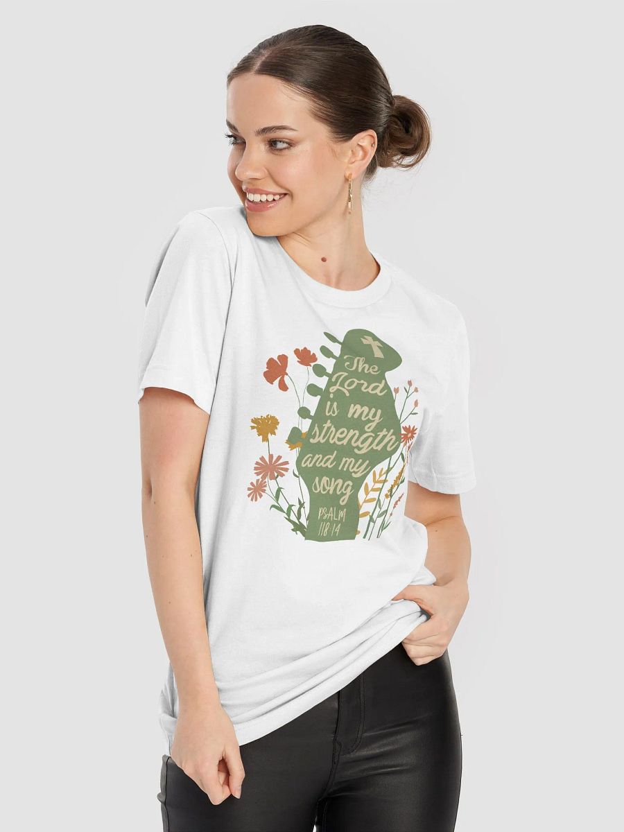 Psalm 118:14 Floral Tee product image (64)