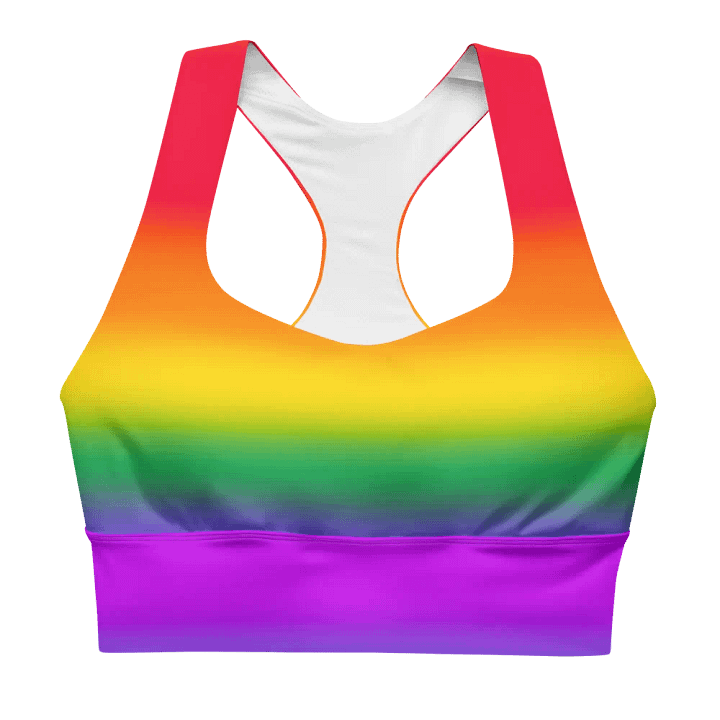 Rainbow Sports Bra product image (1)