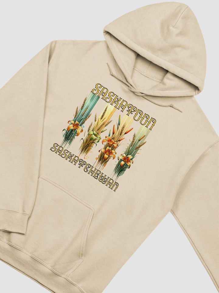 Saskatoon Saskatchewan 4 Vertical Tiger Lily Wheat Art Deco Hoodie product image (20)