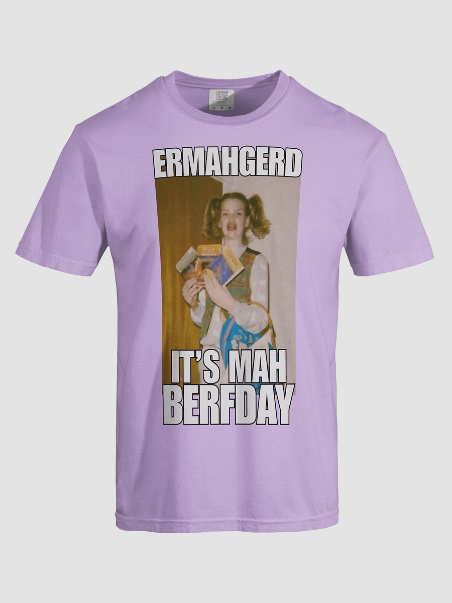 OMG ERMAHGERD Birthday T-shirt product image (18)