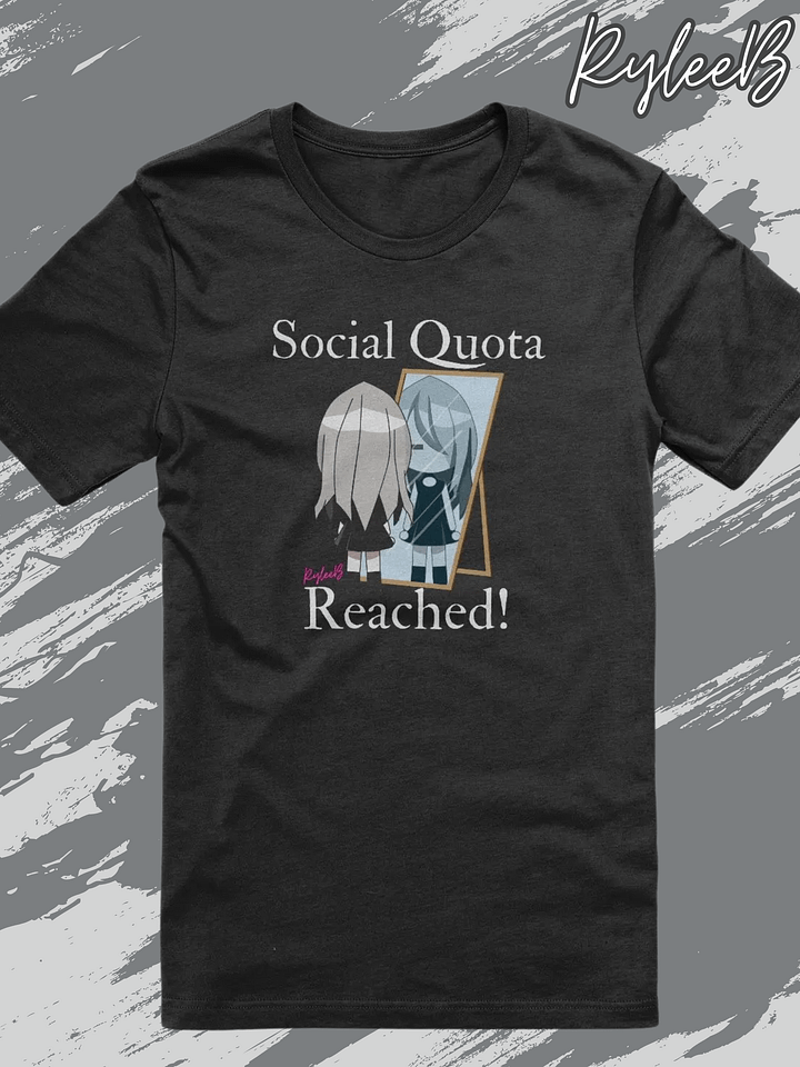Funny Introvert t-shirt - Social Quota by RyleeB product image (1)