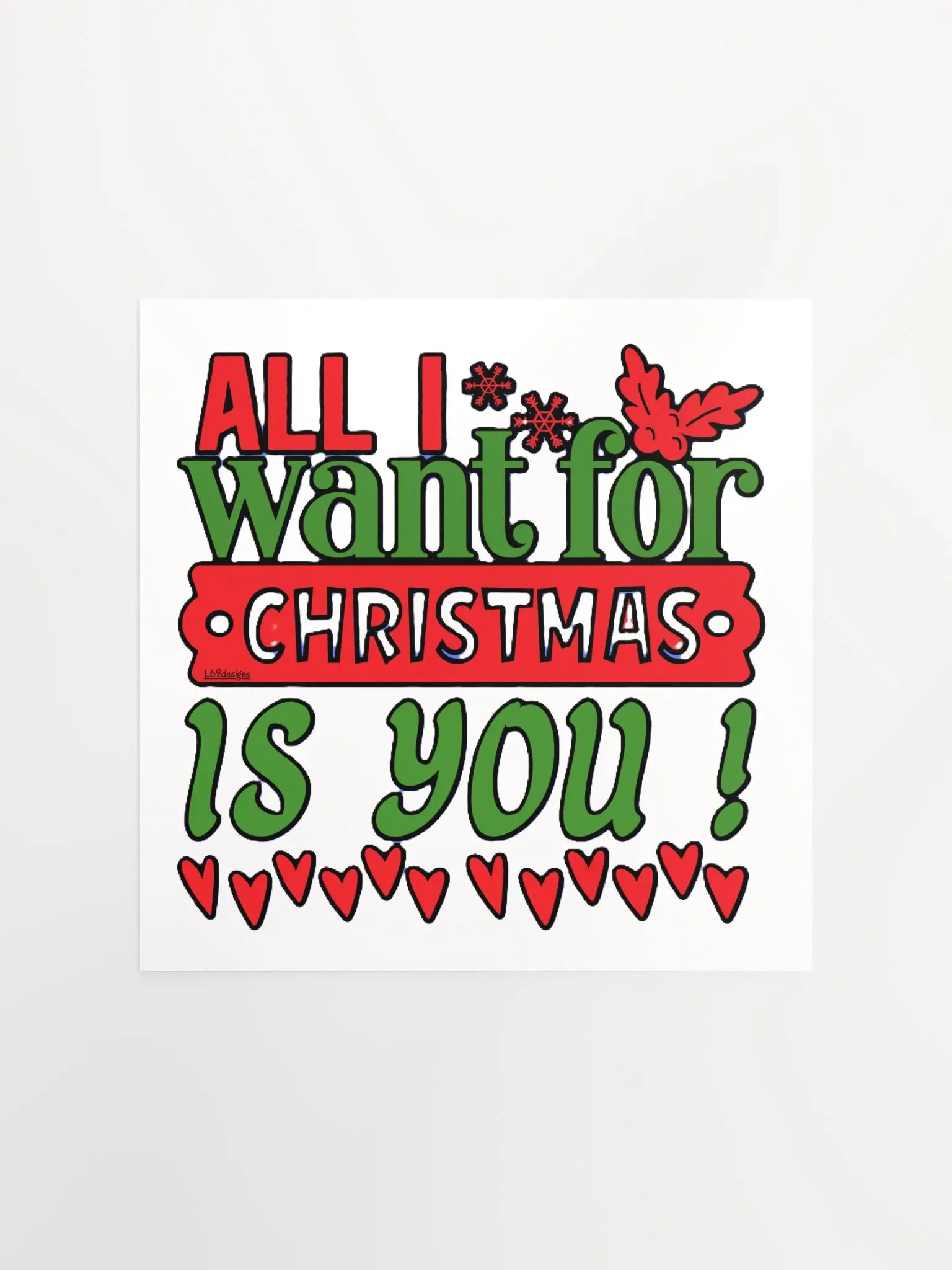 ALL I WANT FOR CHRISTMAS IS YOU! product image (1)