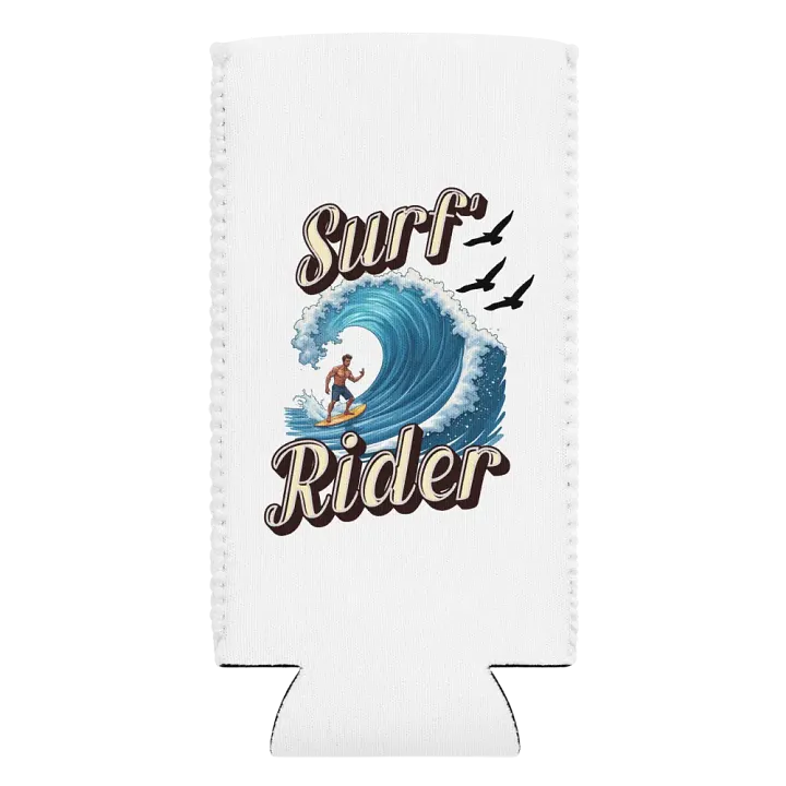 Surf Rider Riding The Waves Can Cooler product image (2)