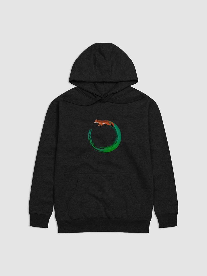 'Echoes of Eternity' Fox Aurora Circle Hoodie product image (2)