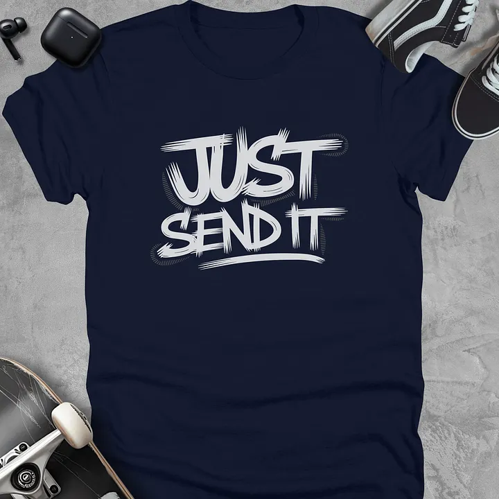 Just send it, Skateboarding t-shirt, Unisex product image (3)