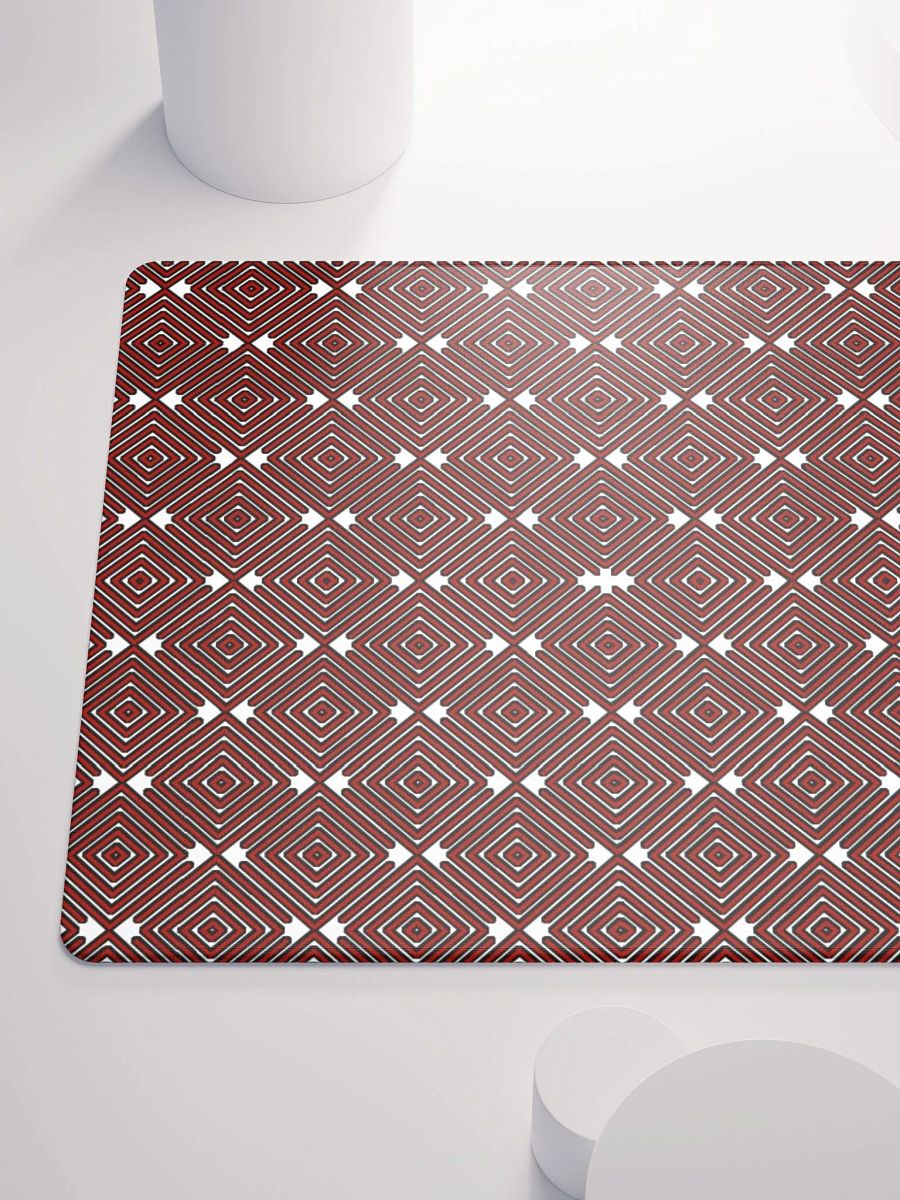 Red Entrancing pattern Mousepad product image (10)