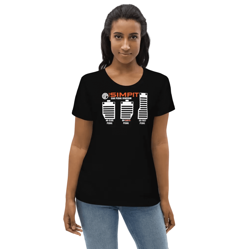 Women's Fitted Pedal Diagram Tee product image (6)