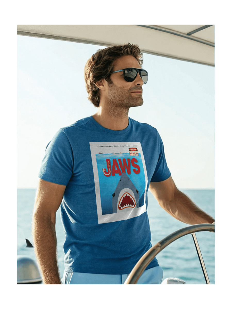 JAWS POSTER - 50TH ANNIVERSARY - TEE product image (5)