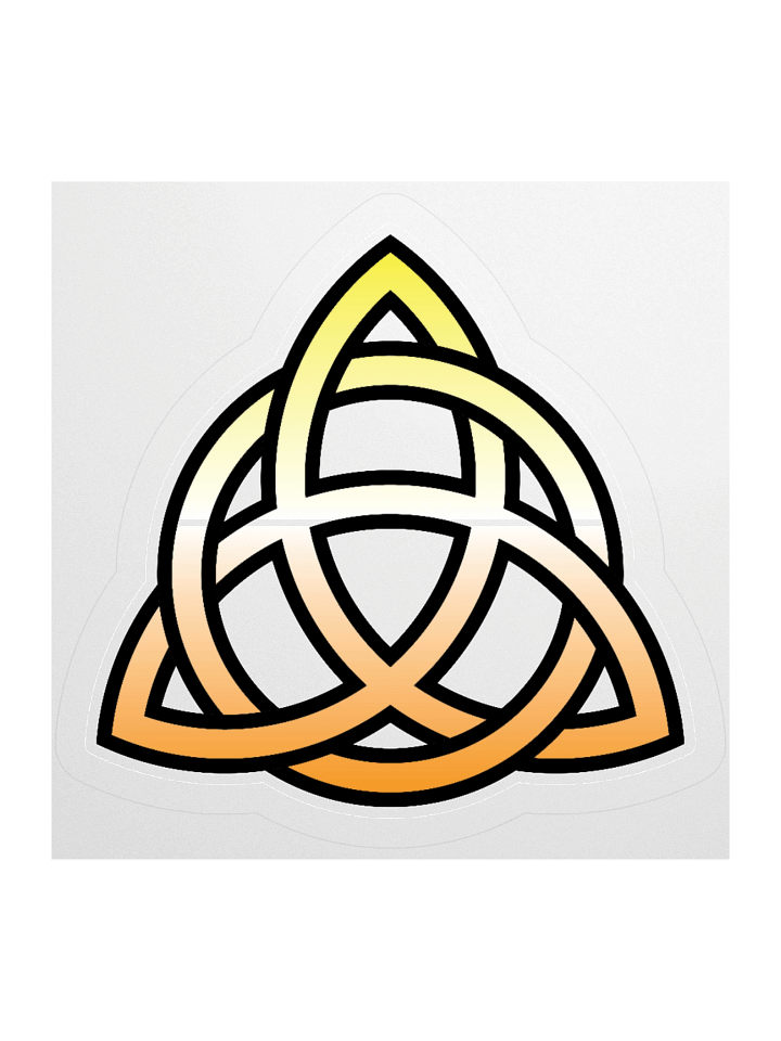 Maverique Pride Gradient Celtic Knot Sticker product image (1)