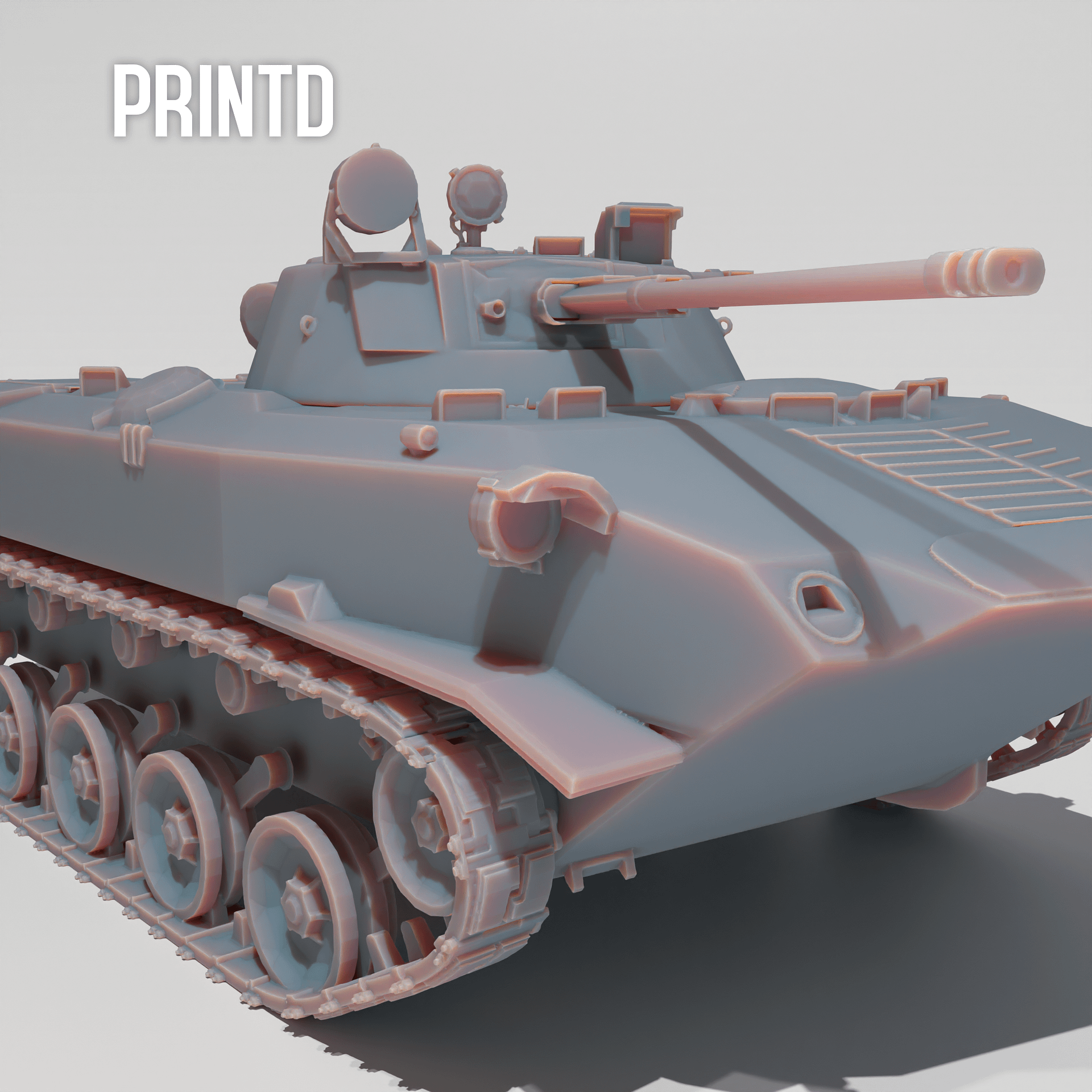 BMD-2 Light Infantry Vehicle - Modern Warfare Wargame Hobby Resin Scale Models product image (1)