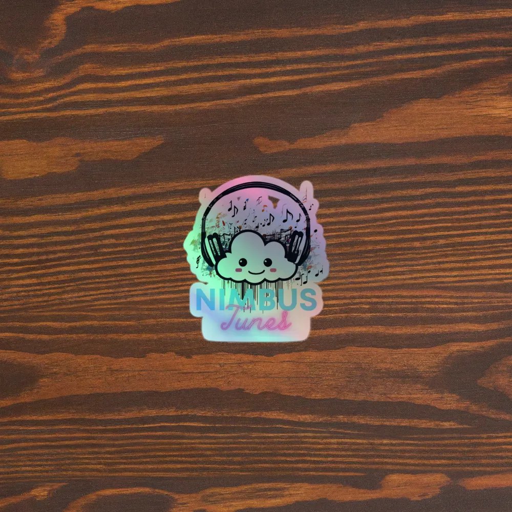 Nimbus Tunes Holographic Cloud Sticker Pack product image (5)