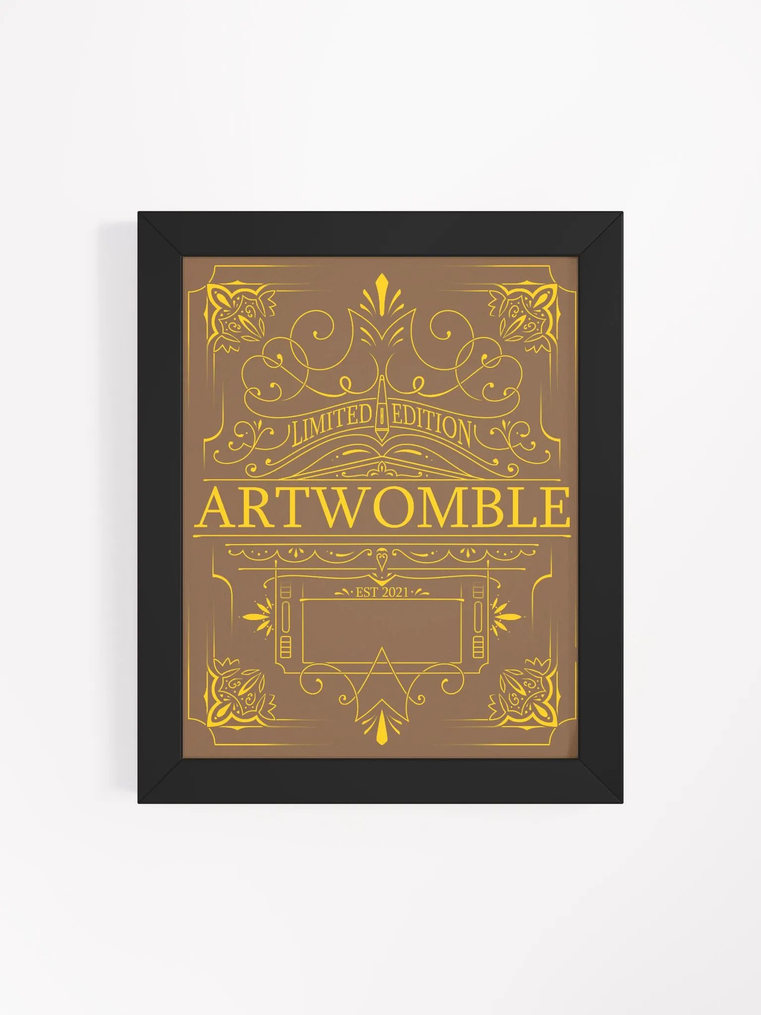 Artwomble Framed Print - Brown product image (21)