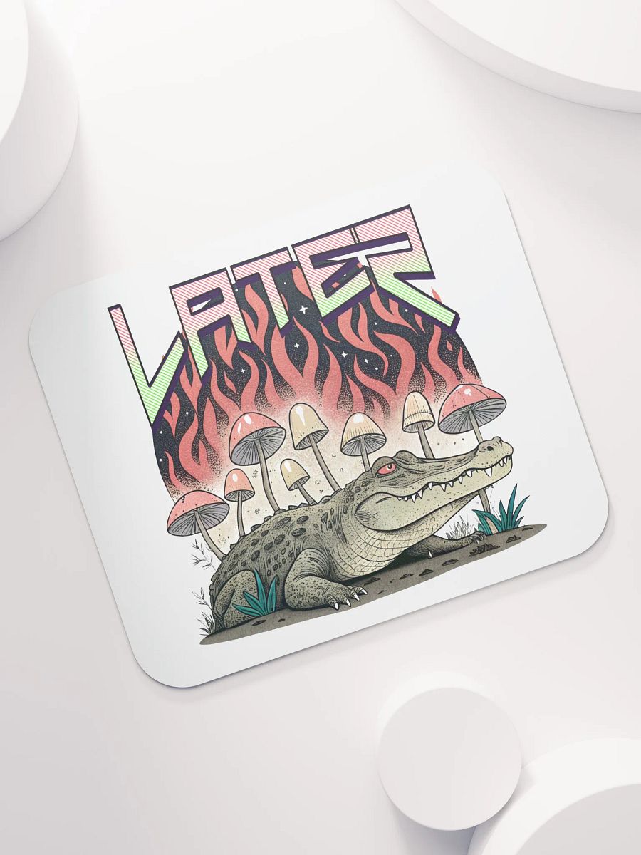 Later Alligator Mushroom Flaming Mouse Pad product image (5)