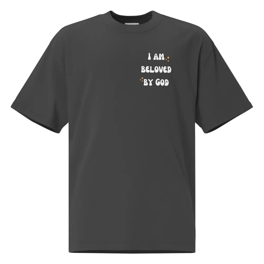 I'm beloved by God oversize faded t-shirt product image (4)