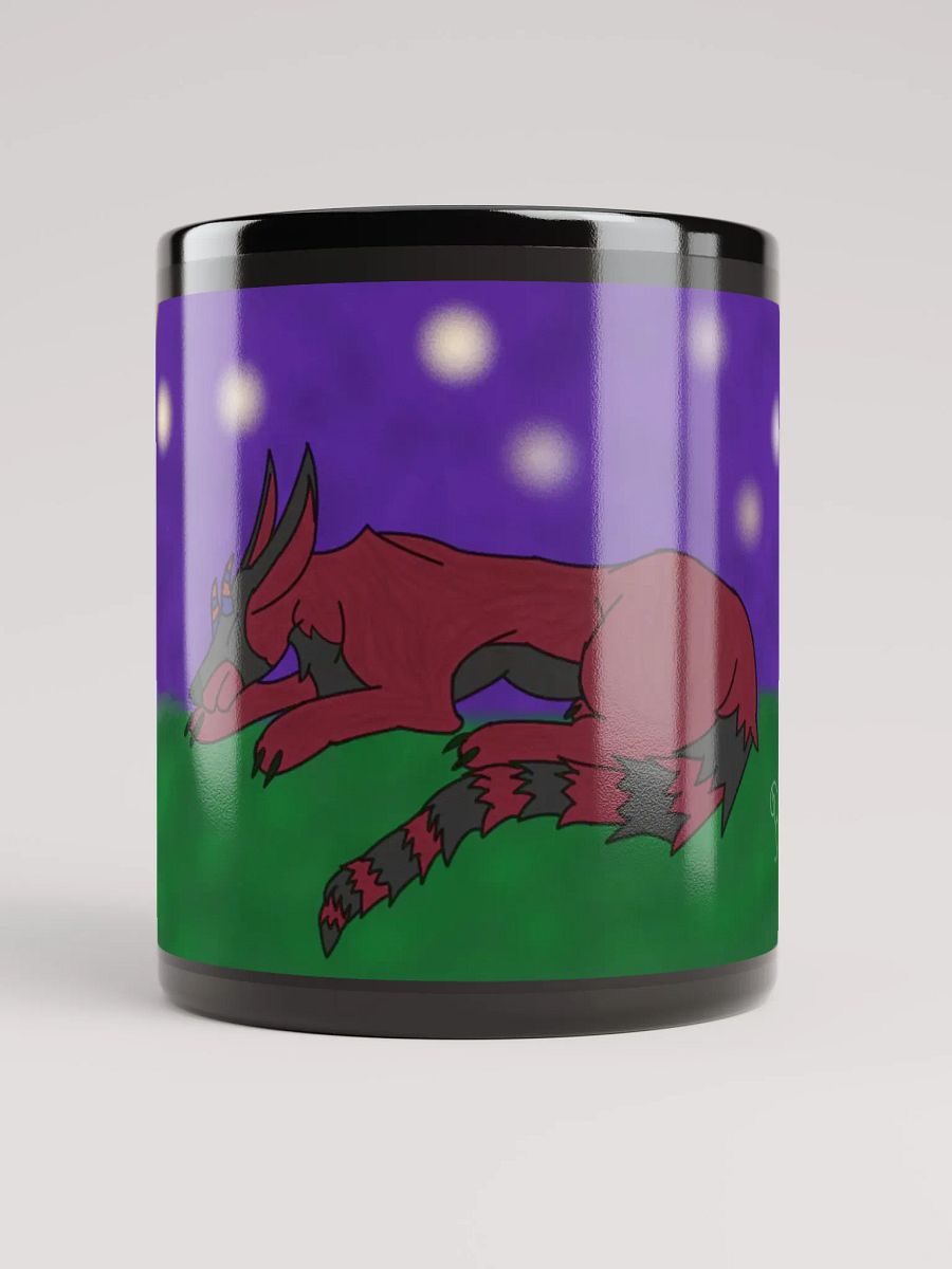 Moonlit Rest (Glossy Black Mugs) product image (5)