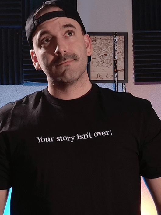 "Your story isn't over;" - Terrific Tee (Embroidered) product image (6)