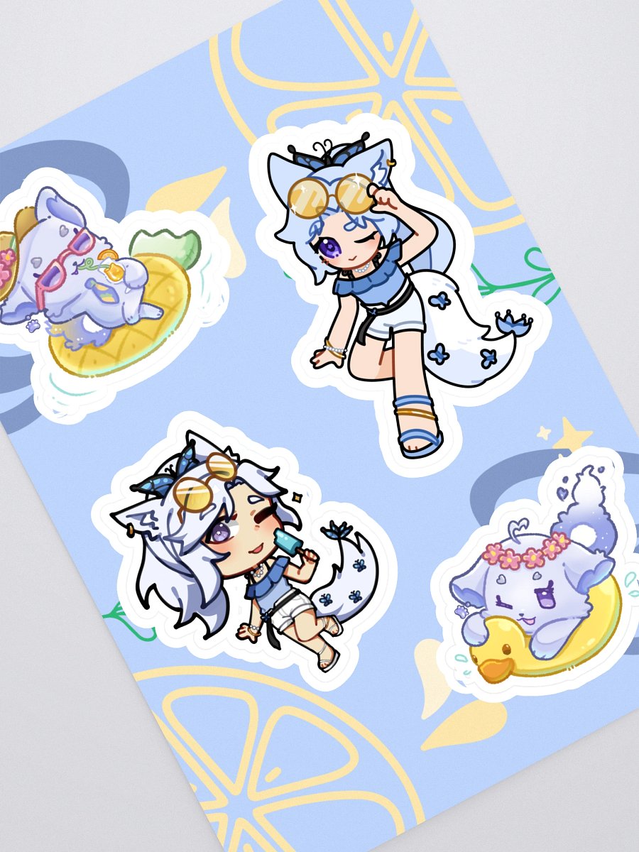 [Summer Collection] Sticker Sheet! (5.83" x 8.27") product image (1)
