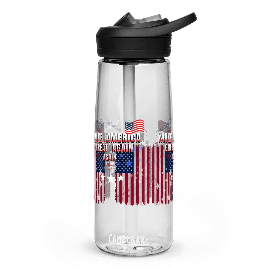Sports Water Bottle MAGA Flag design for sportsman and woman product image (1)