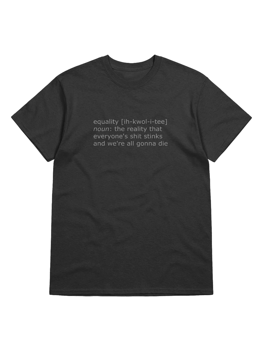 Equality T-shirt product image (1)