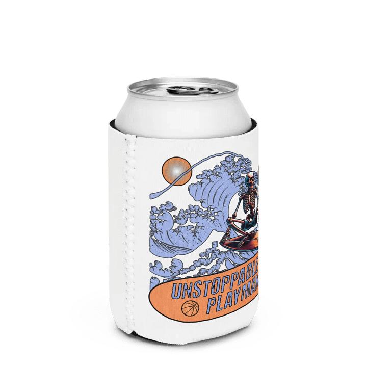 Unstoppable Playmaker Skeleton Basketball Can Cooler product image (3)