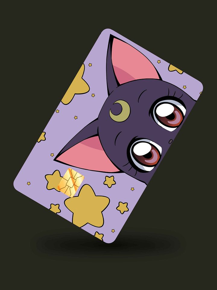 Peeking Luna Card Skin (Holographic) product image (1)