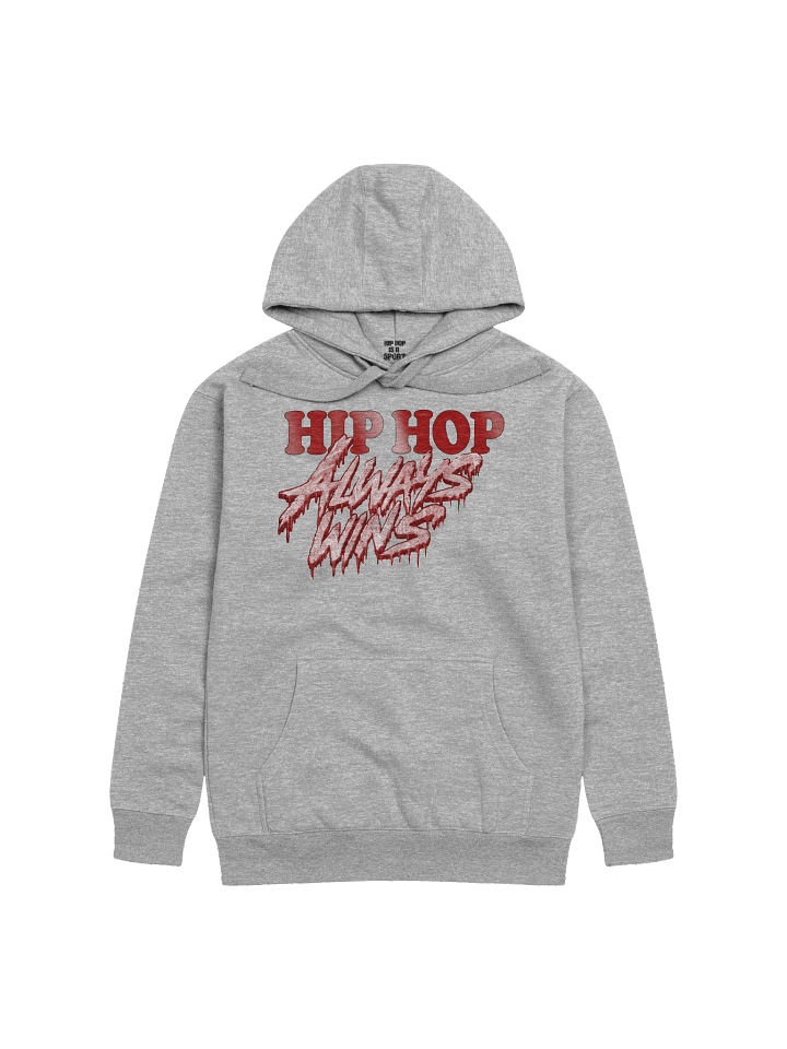 Hip Hop Always Wins Hoodie (Red) product image (3)