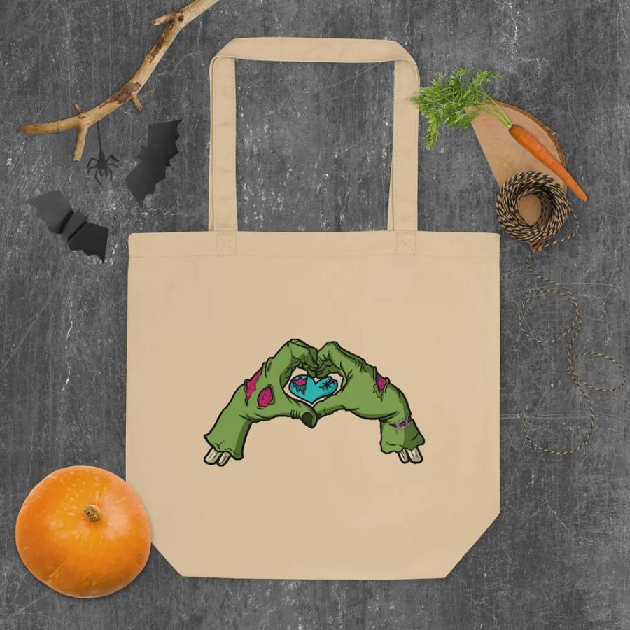 tote bag amour Zombie product image (5)
