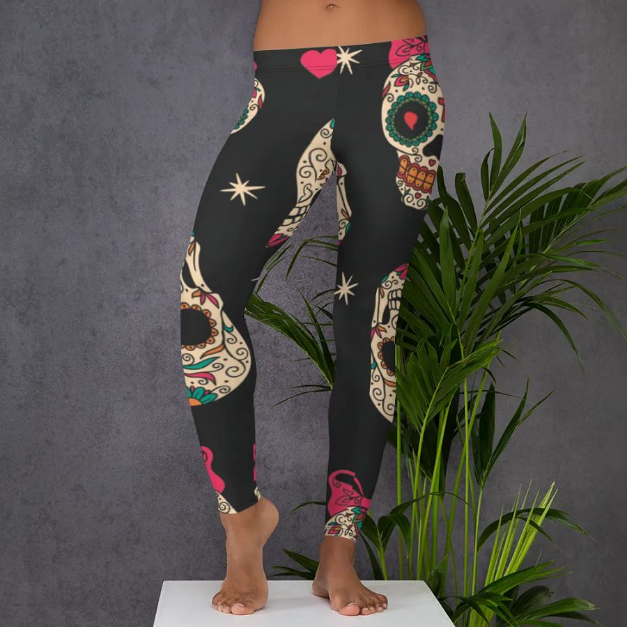 Leggings – Skull Print for Bold & Edgy Style product image (5)