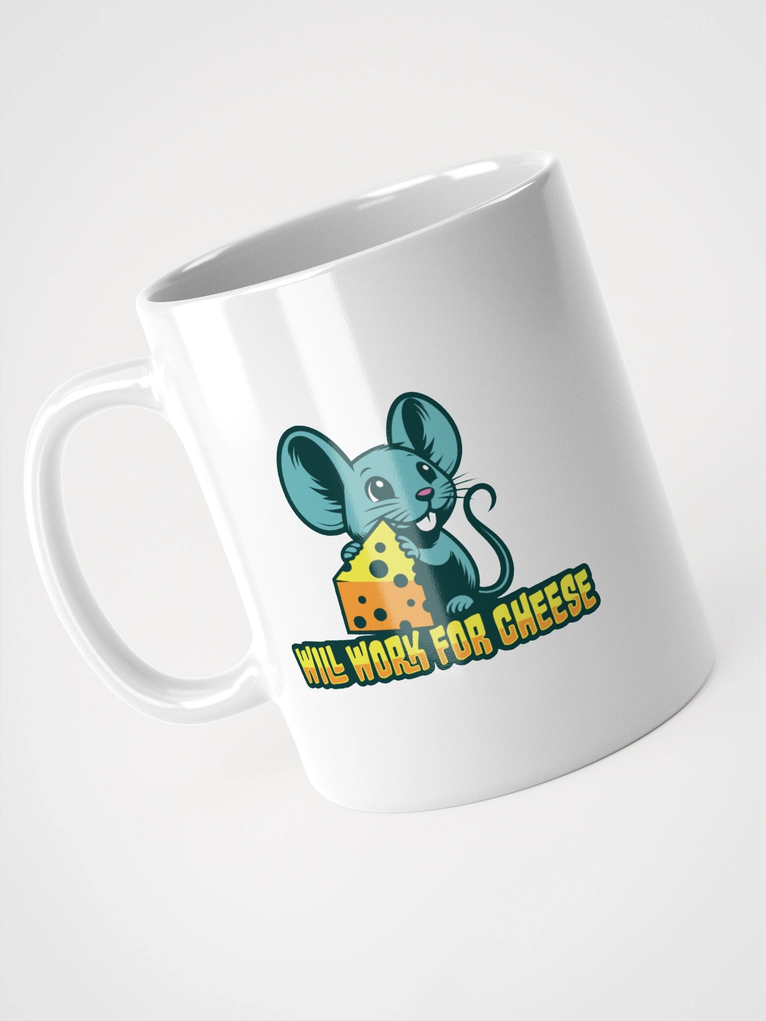 Will Work for Cheese – Funny Mouse Coffee Mug product image (10)