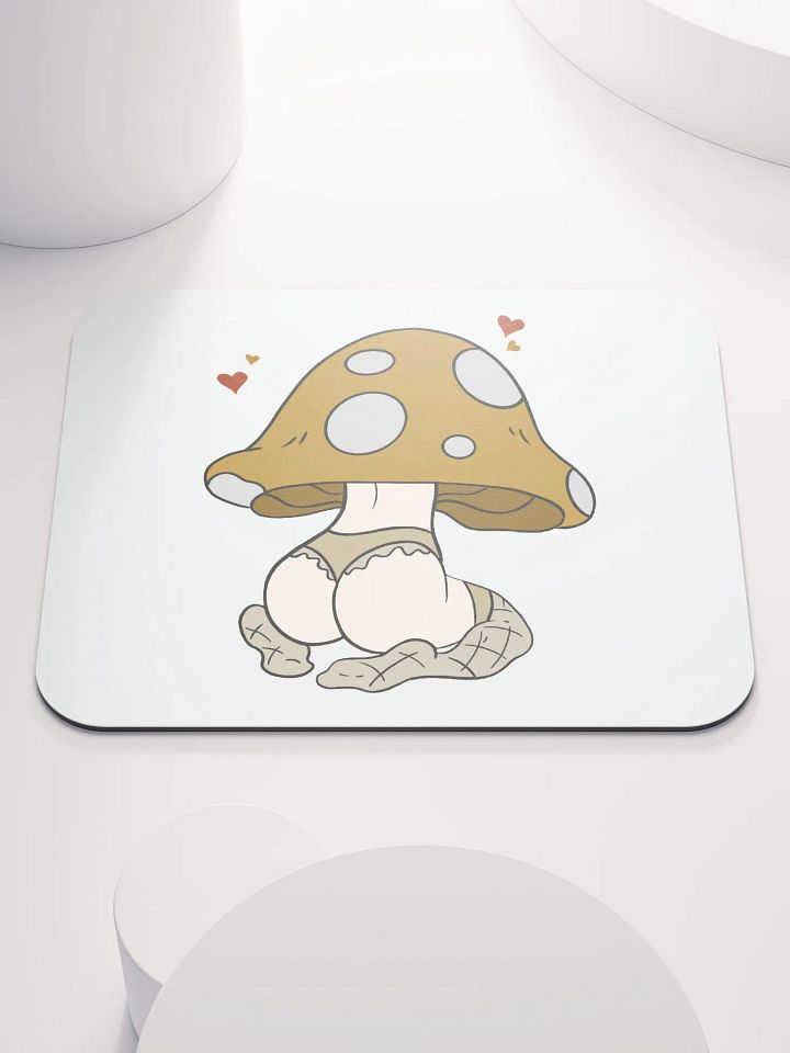 Mushroom Baddie Desk Mat - Orange product image (1)