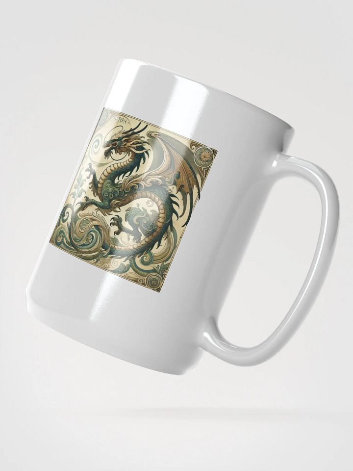 Art Nouveau Western Dragon Coffee Mug product image (2)