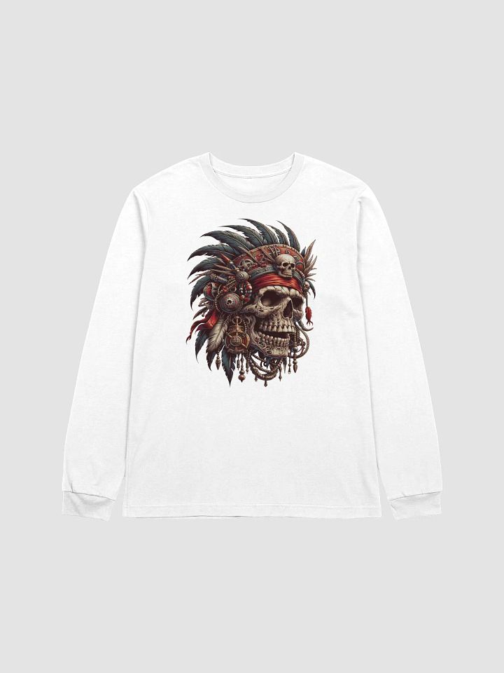 Steampunk Skull Headdress Long Sleeve Tee product image (25)