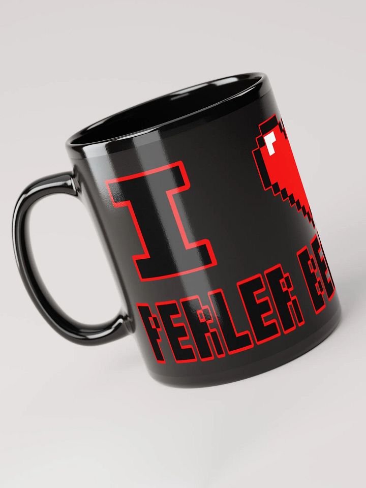 I Heart Perler Bead 2 Dark Mug product image (1)