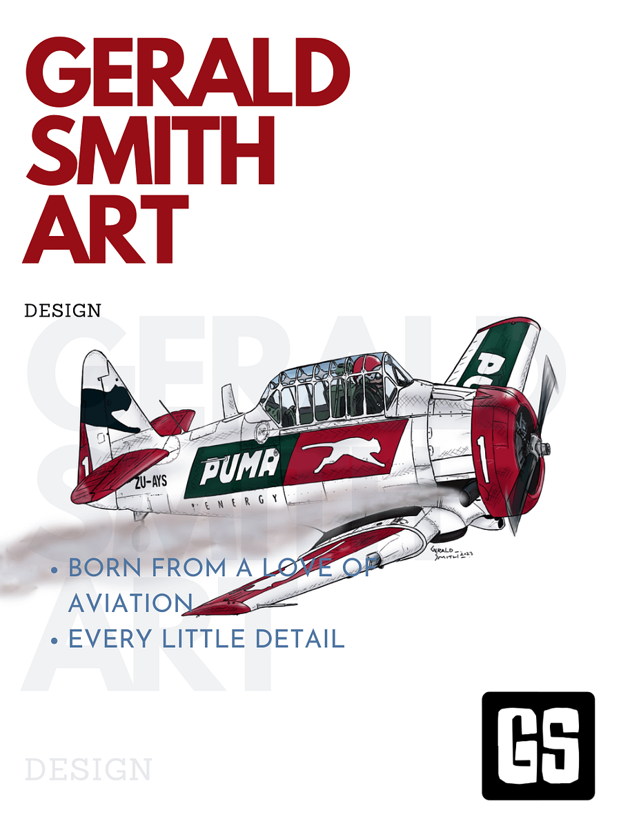 Smoking Aerobatic T-6 Harvard No 1 Aviation Art Gift Printable Wall Art product image (3)