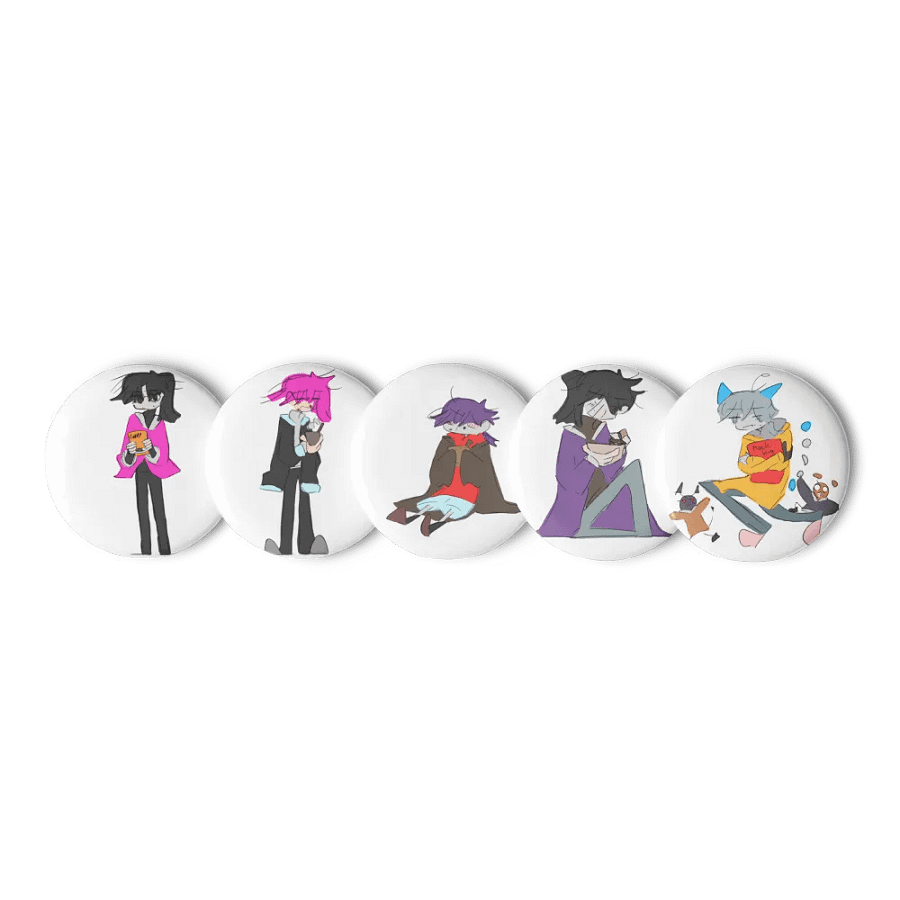 Moon Savers December pin buttons product image (3)